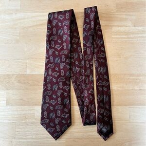Black Brown 1826 Paisley 100% Silk Tie